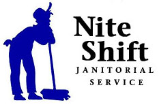 Nite Shift Janitorial Service - Janitor Silhouette